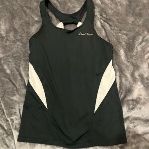 Pearl Izumi Women's Black and White Athletic Top w/ Built-In Bra
